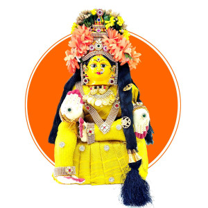 Traditional Varalakshmi Ammavaru Idol