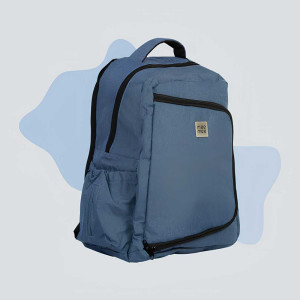 Mee Mee Lightweight Diaper Backpack – Spacious & Travel-Friendly (Blue)