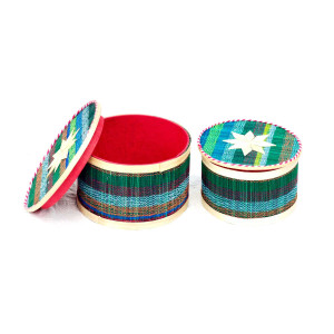 Handwoven Bamboo Decorative Storage Box Set