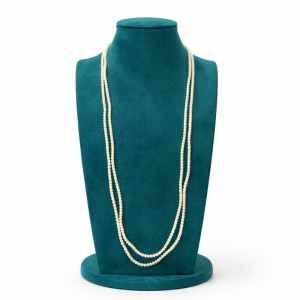 Classic Double Strand Pearl Necklace