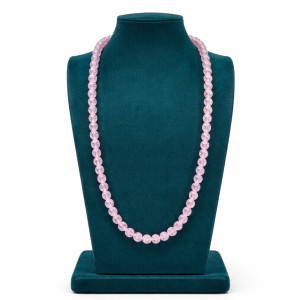 Light Pink Crystal Beads Necklace