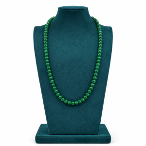 Classic Green Beaded Necklace Chain