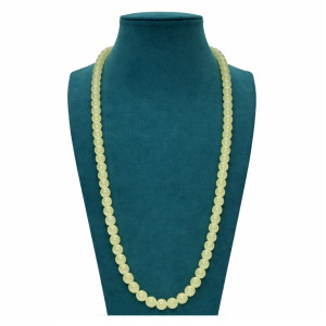 Elegant Light Green Beads Necklace