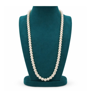 Classic White Pearl Beads Necklace