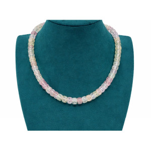 Pastel Multicolor Crystal Beaded Necklace