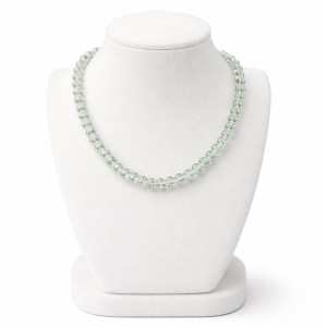 Light Green Crystal Beaded Necklace
