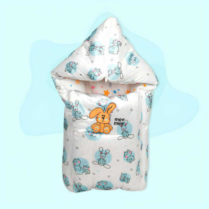Mee Mee Baby Carry Nest – Soft & Cozy with Hood (Bunny Print)