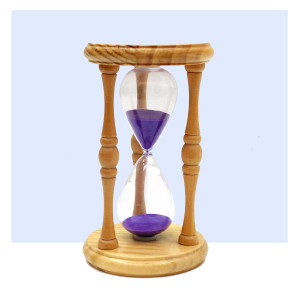 Channapatna Wooden Hourglass Timer – Handcrafted Sand Clock