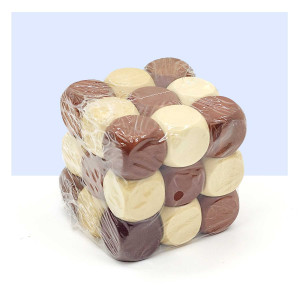 Channapatna Wooden Puzzle Cube – Brain Teaser Toy