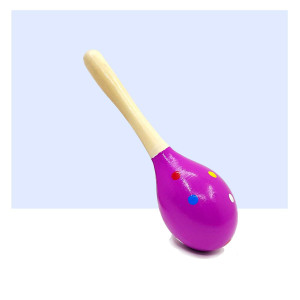 Channapatna Wooden Baby Rattle – Handcrafted Maracas Shaker Toy