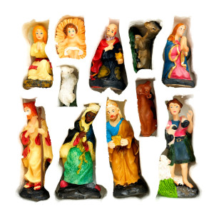 Multi-Piece Nativity Figurines