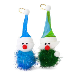 Mini Santa Hanging Ornaments