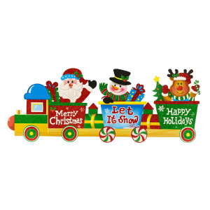 Glittery Christmas Character Train