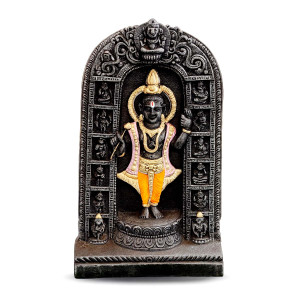 Hand-painted Lord Ayodhya Rama Idol – Standing in Temple Arch