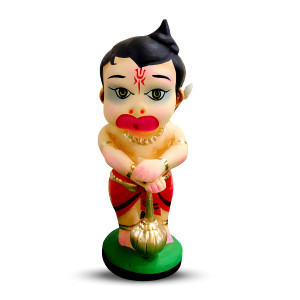 Clay Bal Hanuman Idol