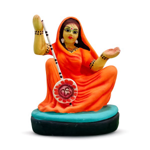 Hand-painted Meerabai Idol – Devotee of Lord Krishna