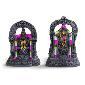 Tirupati Balaji and Padmavathi Ammavaru Fiber Idol Set