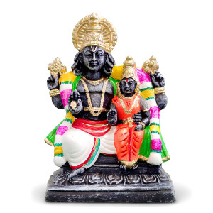 Lord Venkateswara with Goddess Idol