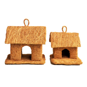 Coconut Coir Twin Hut Set