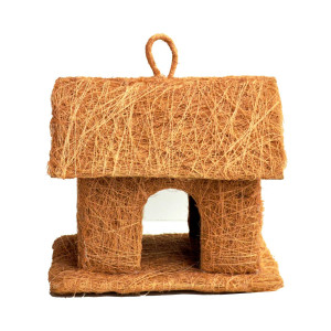 Coconut Coir Square Hut – Eco-Friendly Handcrafted Decor