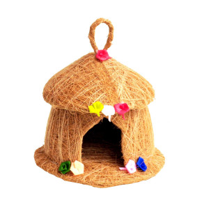 Coconut Coir Round Hut – Handcrafted Eco-Friendly Art