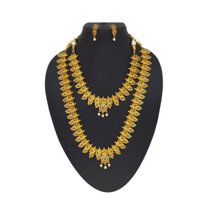 Elegant Temple Jewellery Set