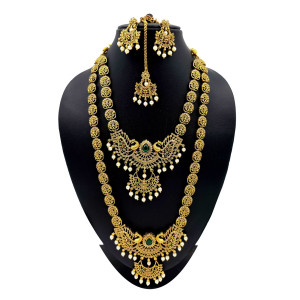 Exquisite Temple Jewellery Set