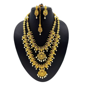 Elegant Temple Jewellery Set
