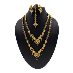 Elegant Temple Jewellery Set