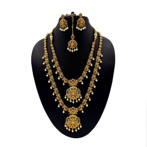 Elegant Temple Jewellery Set
