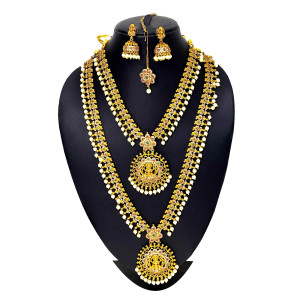 Elegant Temple Jewellery Set