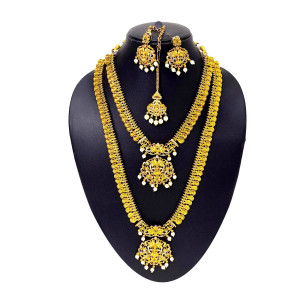 Elegant Temple Jewellery Set
