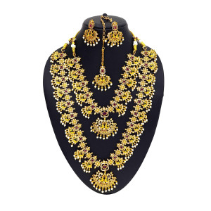 Elegant Temple Jewellery Set