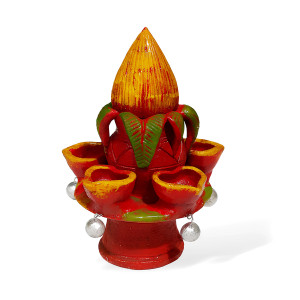Kalash with Diyas Decorative Piece