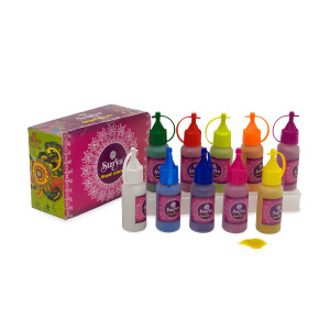 Rangoli Colors Bottle Set – 10 Shades