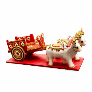 Handcrafted Decorative Bullock Cart Showpiece