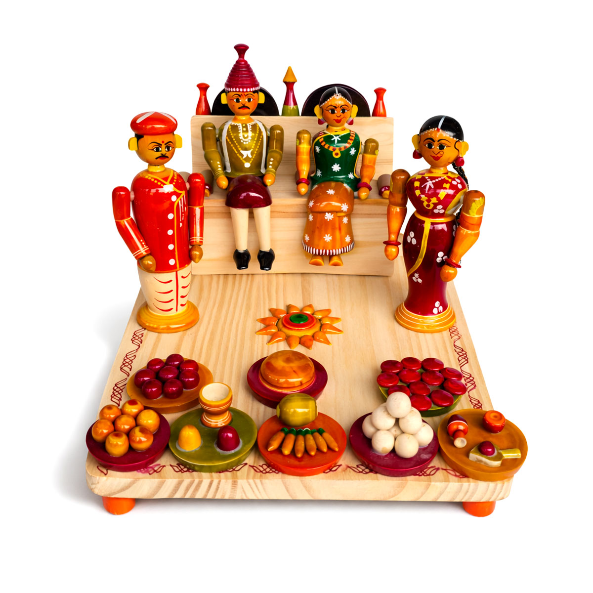 Etikoppaka Wedding Scene Set