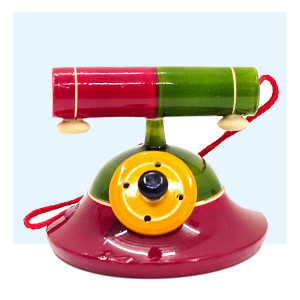 Etikoppaka Wooden Vintage Telephone Toy