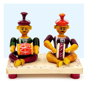 Etikoppaka Wooden Drummer Duo