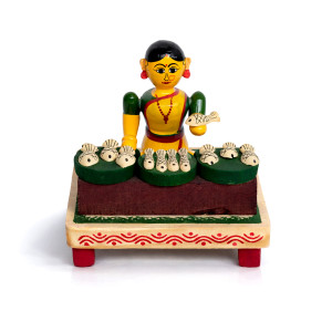 Etikoppaka Fish Seller Figurine