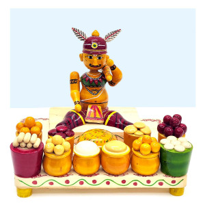 Ghatothkacha with Traditional Sweets Setup