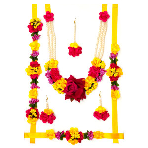 Vibrant Floral Jewelry Set – Perfect for Festive Celebrations