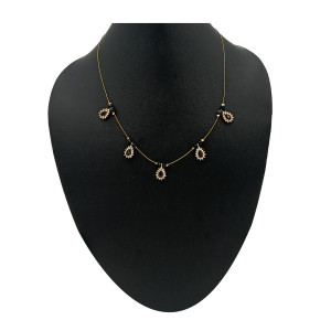 Delicate Gold Plated Mangalsutra Necklace