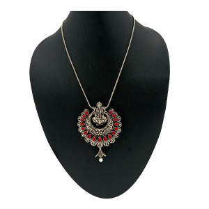 Antique Lakshmi Temple Pendant Necklace