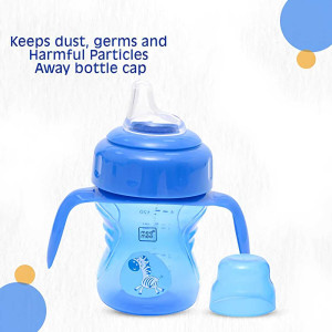 Mee Mee Hard Spout Sipper Cup with Protective Cap – Blue (Dust & Germ Protection)