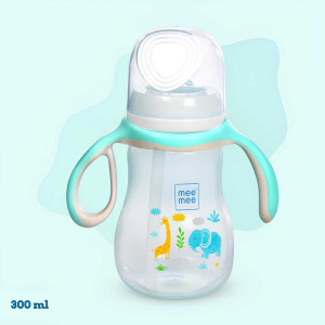 Mee Mee Premium Spout Sipper Cup with Handles – 300ml (Aqua Blue)
