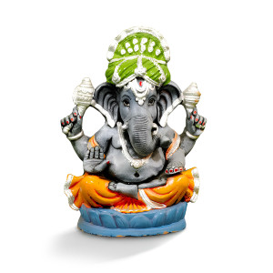 Lord Ganesha Garden Décor Pot Idol