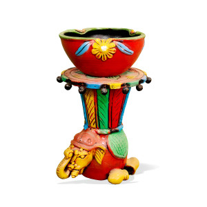 Elephant Base Decorative Garden Pot