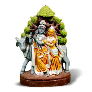 Radha Krishna Garden Décor Idol