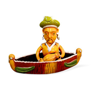 Boatman Garden Décor Doll